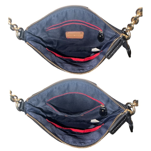 🍯 Tommy Hilfiger Purse black • simple • crossbody • minimalist • vintage • gold - Picture 4 of 7